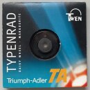 Twen / TA Typenrad 01-76 - Schriftart Caroll-Pica 10 bzw. Courier 10