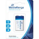 MediaRange Premium Alkaline Battery, E-Block|6LR61|9V