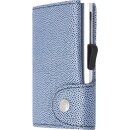 Einfachportemonnaie - Wallet Fashion Blue with Silver Holder