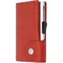 Einfachportemonnaie - Wallet Fashion Red with Silver Holder