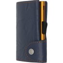 Einfachportemonnaie - Wallet Embossed Blue Marino with...