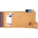 Einfachportemonnaie - Wallet Saddle with Brown Holder