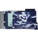 Einfachportemonnaie - Wallet Print Camouflage Blue