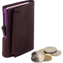 Portemonnaie mit Münzfach - Coin Wallet Cardinale with Purple Holder