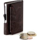 Portemonnaie mit Münzfach - Coin Wallet Brown with...