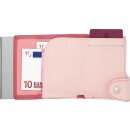 Portemonnaie mit Münzfach - Coin Wallet Cherry/ Blush with Grey Holder